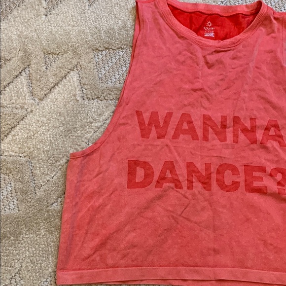 Offline by Aerie Red 'Wanna Dance?' Tank Top - Picture 5 of 6